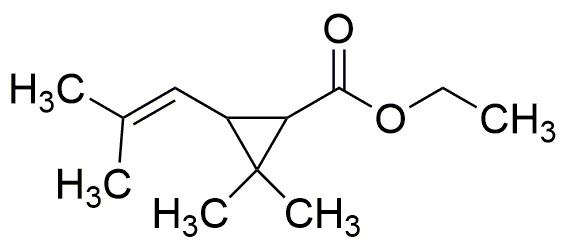 Ethyl 2,2-dimethyl-3-(2-methyl-1-propenyl)cyclopropane-1-carboxylate