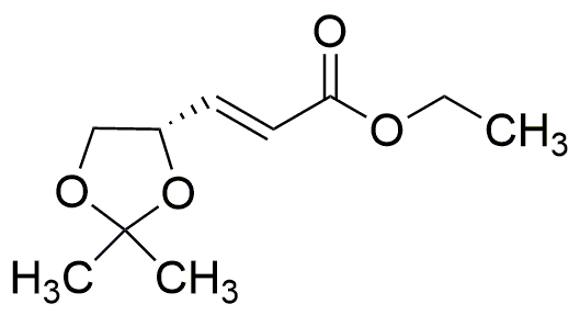 Ethyl (S)-(+)-3-(2,2-dimethyl-1,3-dioxolan-4-yl)-2-propenoate,predominantly trans
