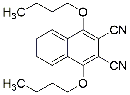 1,4-dibutoxy-2,3-naphtalènedicarbonitrile
