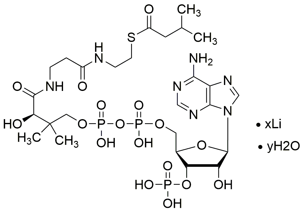 Sel de lithium hydraté de l'isovaléryl coenzyme A