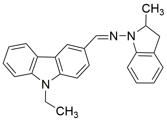 N-[(9-etilcarbazol-3-il)metilen]-2-metil-1-indolinilamina
