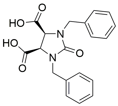 cis-1,3-Dibenzyl-2-oxo-4,5-imidazolidinedicarboxylic acid