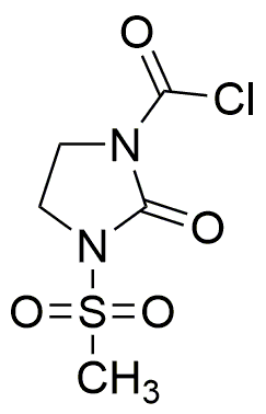 3-Methanesulfonyl-2-oxo-1-imidazolidinecarbonyl chloride