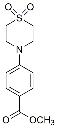 Methyl 4-(1,1-dioxothiomorpholino)benzoate