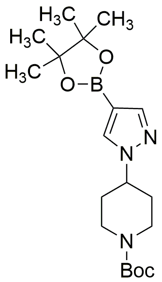 tert-Butyl 4-[4-(4,4,5,5-tetramethyl-1,3,2-dioxaborolan-2-yl)pyrazol-1-yl]piperidine-1-carboxylate