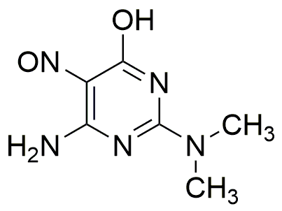 4-Amino-2-dimethylamino-6-hydroxy-5-nitrosopyrimidine [for Determination of Co(III), Fe(II)]