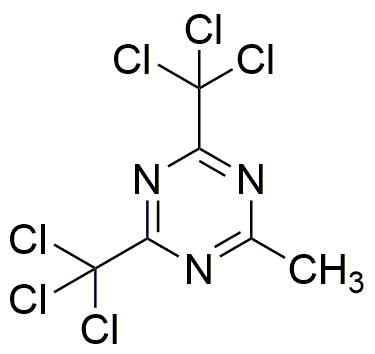 the triazine herbicides 2-Methyl-4,6-bis(trichloromethyl)-1,3,5-triazine