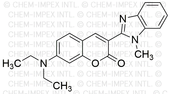 7-(Diethylamino)-3-(1-methyl-2-benzimidazolyl)coumarin