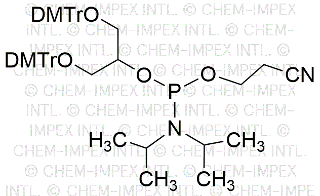 1, 3-Di-O-(4, 4'-dimethoxytrityl)-glycerol-[(2-cyanoethyl)-(N, N-diisopropyl)] phosphoramidite
