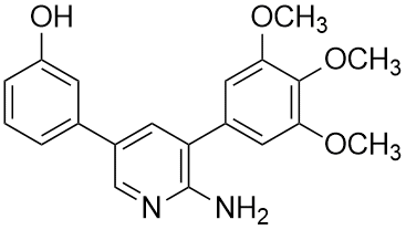 3-[6-Amino-5-(3,4,5-trimethoxyphenyl)pyridin-3-yl]phenol