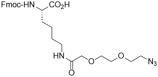 Nα-Fmoc-Nε-azido-(aminoethoxy)ethoxy acetyl-lysine