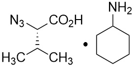 (S)-2-Azido isovaleric acid cyclohexylammonium salt