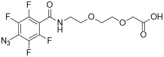 4-Azido-2,3,5,6-tetrafluorobenzoyl-3,6-dioxaoctanoic acid