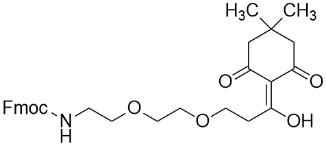 Fmoc-N-(2-{2-[3-(4,4-dimethyl-2,6-dioxocyclohexylidene)-3-hydroxypropoxy]ethoxy}ethyl)carbamate