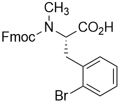 Fmoc-N-methyl-2-bromo-L-phenylalanine