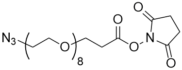 Azido-PEG8-acid NHS ester