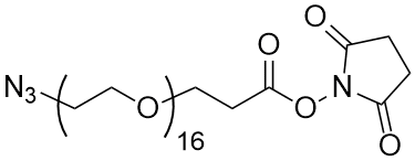 Azido-PEG16-acid NHS ester