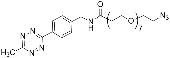 Methyltetrazine-CH2NHCO-PEG7-azide