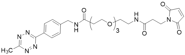 Methyltetrazine-CH2NHCO-PEG3-CH2CH2NH-Mal