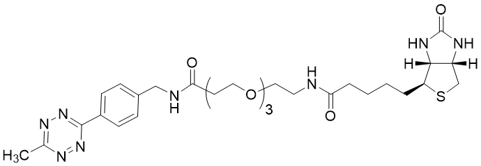 Methyltetrazine-CH2NHCO-PEG3-biotin