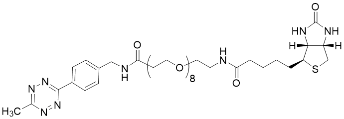 Methyltetrazine-CH2NHCO-PEG8-biotin