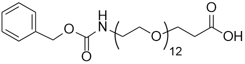 Carbobenzyloxy-amino-PEG12-acid