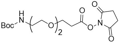 Boc-NH-PEG2-OCH2CH2CO2NHS ester