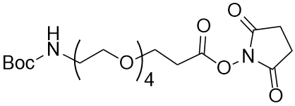 Boc-NH-PEG4-OCH2CH2CO2NHS ester