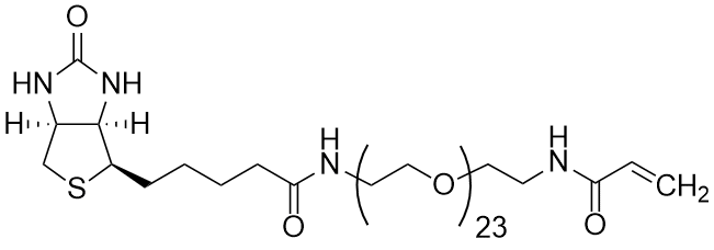Biotin-NH-PEG23-acrylamide