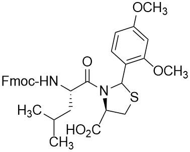 Fmoc-Leu-Cys(Psi(Dmp,H)Pro)-OH