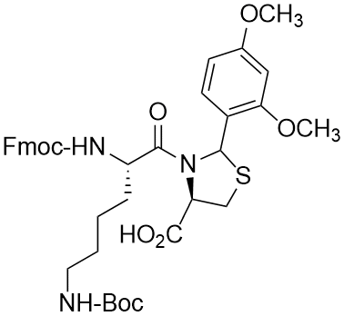 Fmoc-Lys(Boc)-Cys(Psi(Dmp,H)Pro)-OH