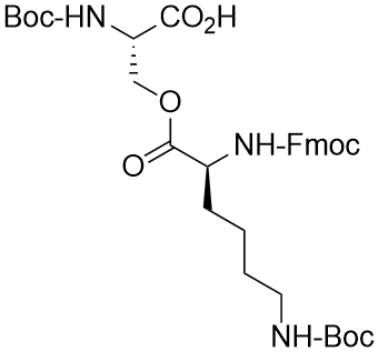 Boc-Ser(Fmoc-Lys(Boc))-OH
