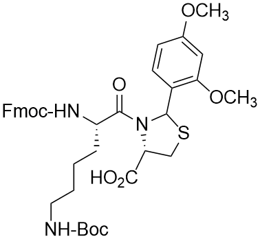 Fmoc-Lys(Boc)-D-Cys[Psi(Dmp,H)Pro]-OH