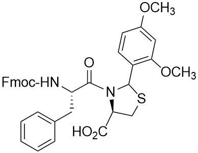 Fmoc-Phe-Cys[Psi(Dmp,H)Pro]-OH