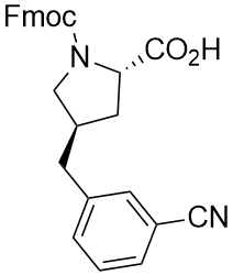 Fmoc-(2S,4R)-(3-cyanobenzyl)-L-proline