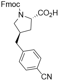 Fmoc-(2S,4R)-(4-cyanobenzyl)-L-proline
