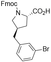 Fmoc-(2S,4R)-(3-bromobenzyl)-L-proline