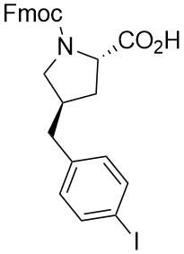 Fmoc-(2S,4R)-(4-iodobenzyl)-L-proline