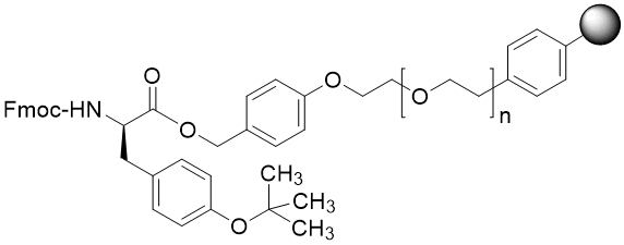 Fmoc-D-Tyr(tBu) TentaGel S PHB resin (0.16 - 0.26 mmol/g, 90 mm mesh)