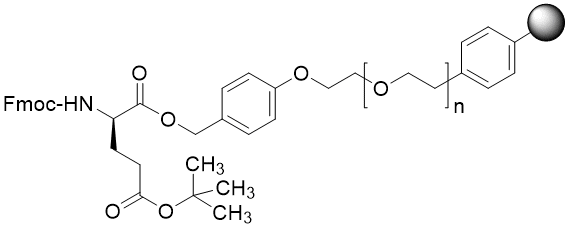 Fmoc-D-Glu(tBu) TentaGel S PHB resin (0.16 - 0.26 mmol/g, 90 mm mesh)