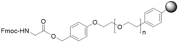 Fmoc-Gly TentaGel S PHB resin (0.16 - 0.26 mmol/g, 90 mm mesh)