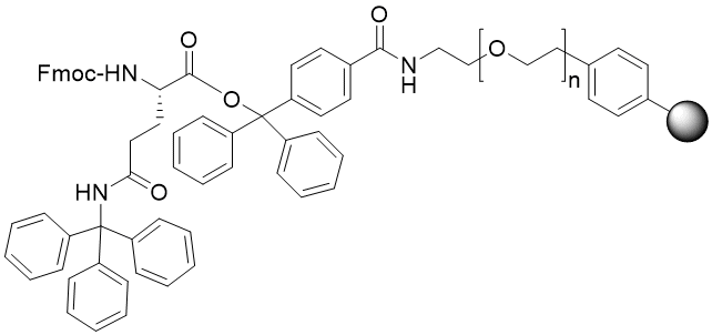 Fmoc-Gln(Trt) TentaGel S TRT resin (0.15 - 0.25 mmol/g, 90 mm mesh)
