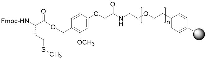Fmoc-Met TentaGel S AC resin (0.16 - 0.26 mmol/g, 90 mm mesh)