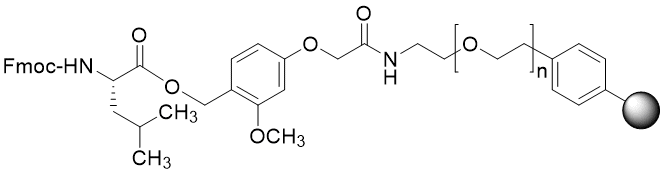 Fmoc-Leu TentaGel S AC resin (0.16 - 0.26 mmol/g, 90 mm mesh)