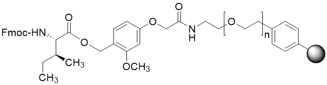 Fmoc-Ile TentaGel S AC resin (0.16 - 0.26 mmol/g, 90 mm mesh)