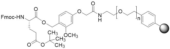 Fmoc-Glu(tBu) TentaGel S AC resin (0.16 - 0.26 mmol/g, 90 mm mesh)
