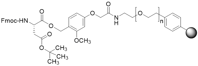 Fmoc-Asp(tBu) TentaGel S AC resin (0.16 - 0.26 mmol/g, 90 mm mesh)