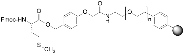 Fmoc-Met TentaGel R HMPA resin (0.15 - 0.22 mmol/g, 90 mm mesh)