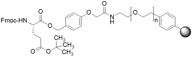 Fmoc-Glu(tBu) TentaGel R HMPA resin (0.15 - 0.22 mmol/g, 90 mm mesh)