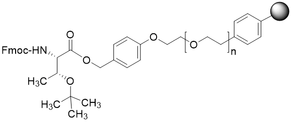 Fmoc-Thr(tBu) TentaGel R PHB resin (0.15 - 0.22 mmol/g, 90 mm mesh)